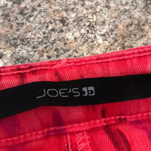 Joe’s Skinny Ankle Jeans in Geranium Tribal -sz 26 - Picture 4 of 7